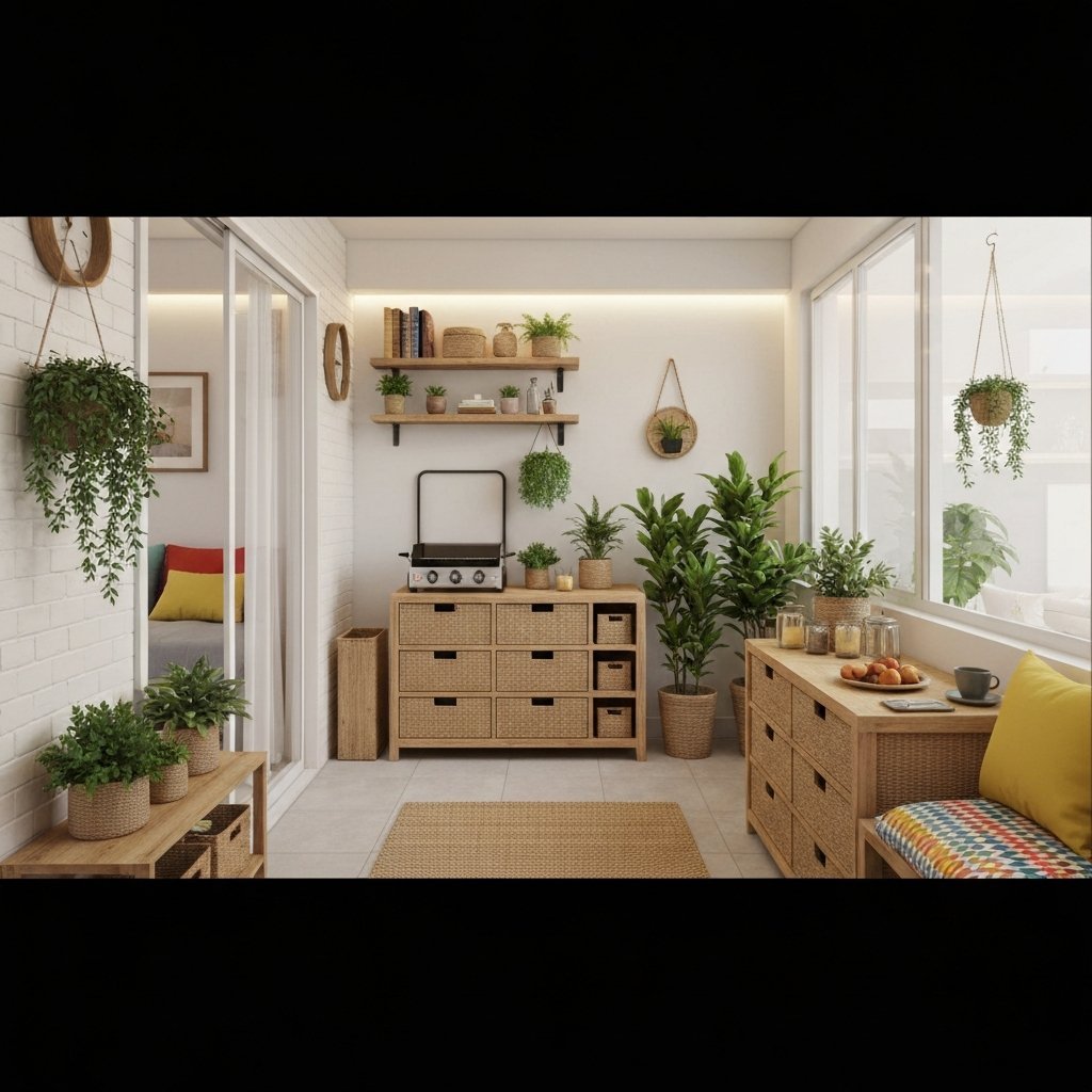 Encante e transforme sua varanda pequena com dicas práticas e estilos variados