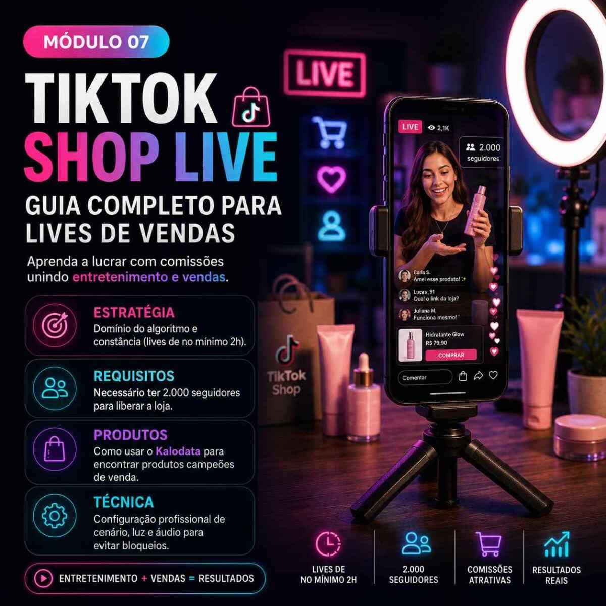 curso de tiktok shop live