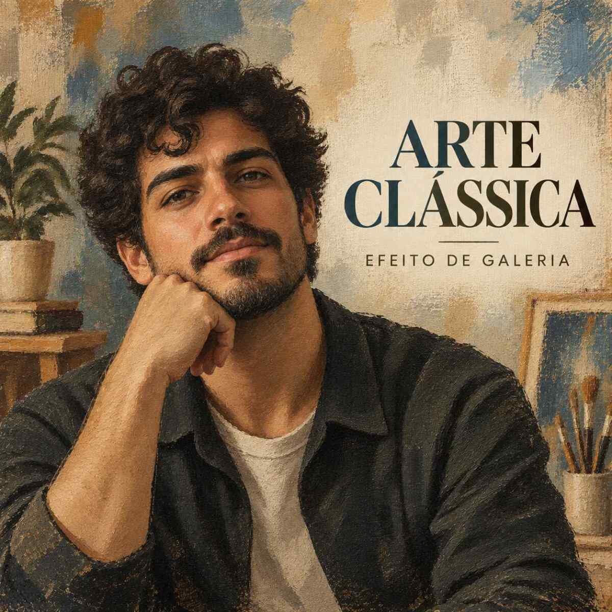 Aprenda a criar um retrato pintado sobre tela com IA, preservando seu rosto e adicionando pinceladas, textura e profundidade.