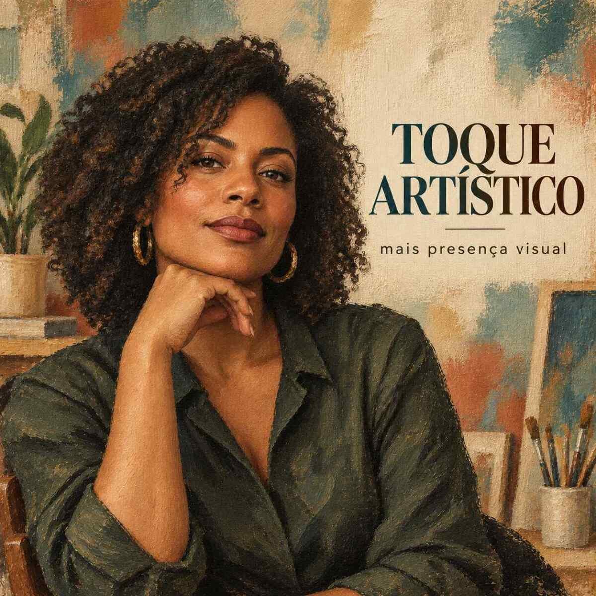 Aprenda a criar um retrato pintado sobre tela com IA, preservando seu rosto e adicionando pinceladas, textura e profundidade.