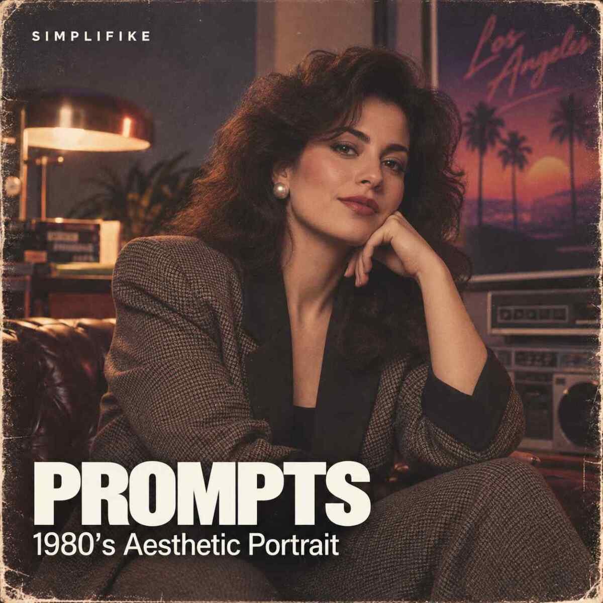 Foto anos 80 com IA Foto anos 80 com IA