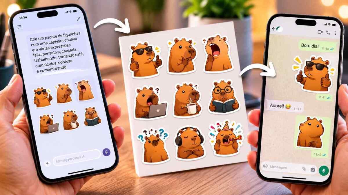 Como criar figurinhas para WhatsApp com o ChatGPT