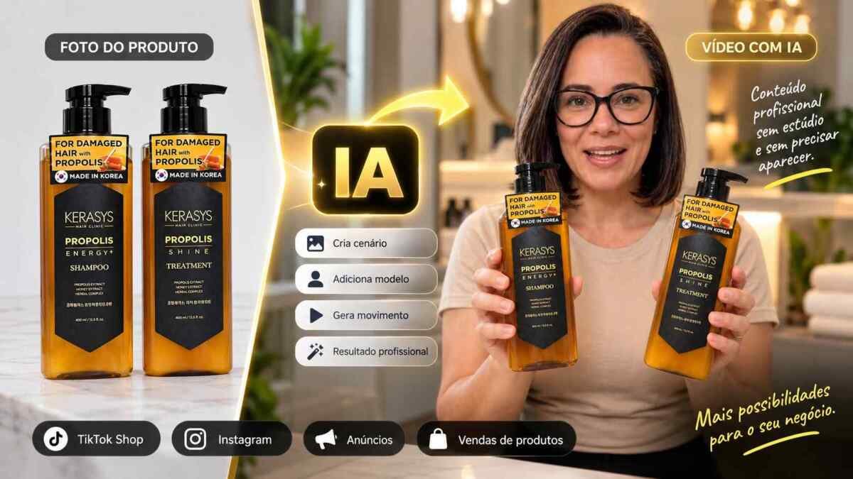 Como transformar foto de produto em vídeo com IA