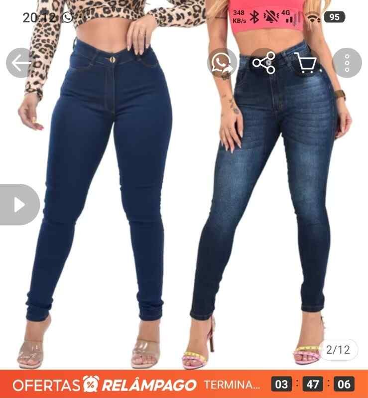 Foto real da calça jeans usada como referência para criar um vídeo com inteligência artificial Foto real da calça jeans usada como referência para criar um vídeo com inteligência artificial