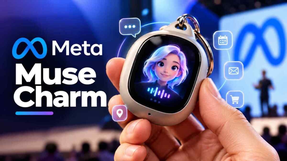 Muse Charm: a Meta criou um pequeno aparelho só para conversar com sua IA