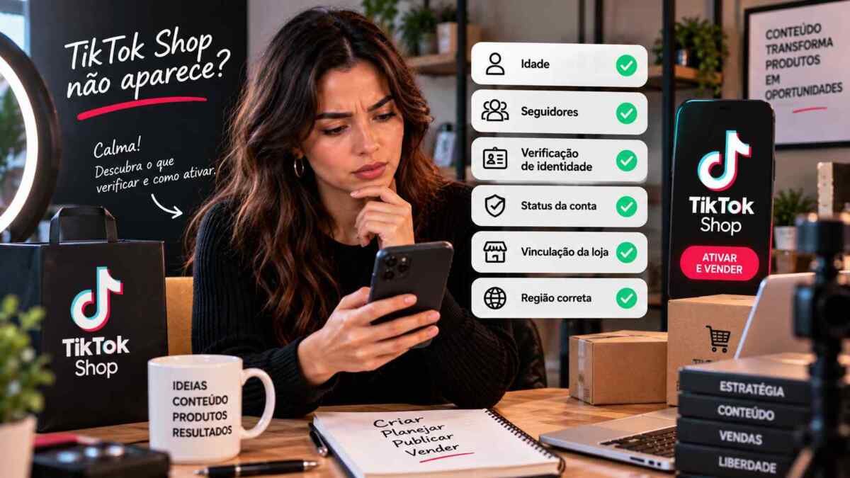 Área de integridade da conta na Central de Criadores do TikTok Shop